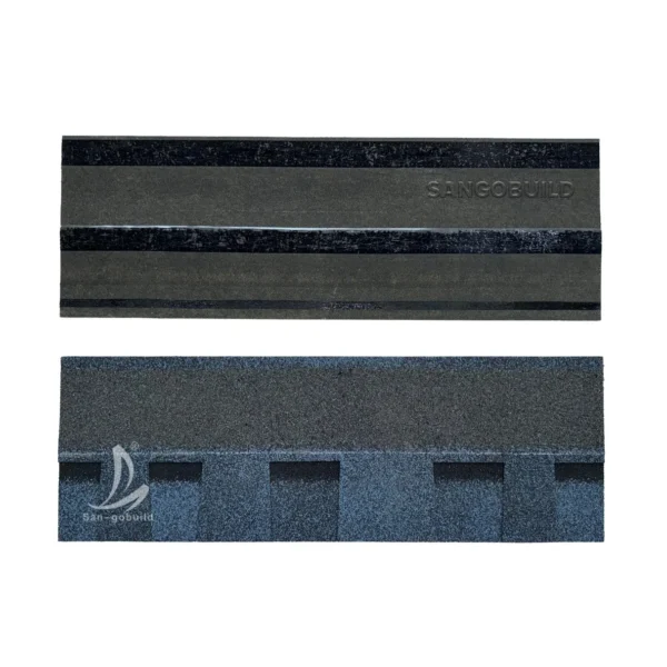 Composite Roofing Panel Flat Roof Tile Durable Laminated Asphalt Roofing Shingle
