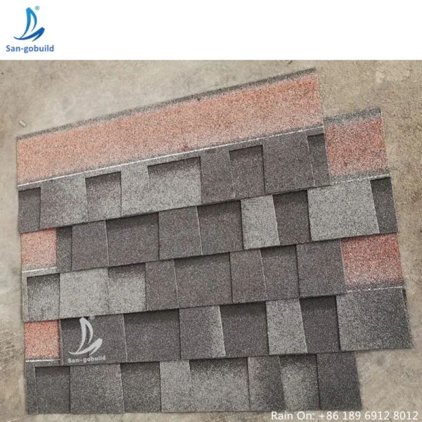 Construction Material Laminated Asphalt Roofing Shingle Roofing Tile Sheet