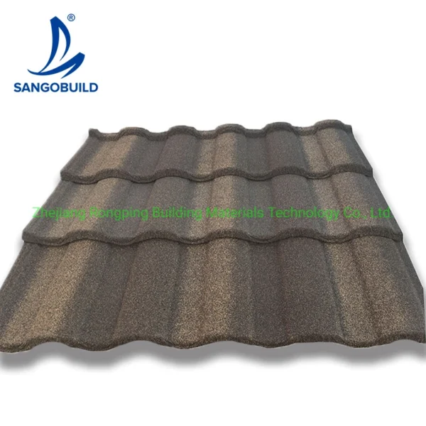 Construction Material Tiles Supplier Glazed Roof Tiles Stone Coated Steel Roofing Metal Roof Tile