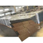 Construction Materials Asphalt Roof Shingles Waterproof 3 Tab Shingles Wooden Roof Tiles