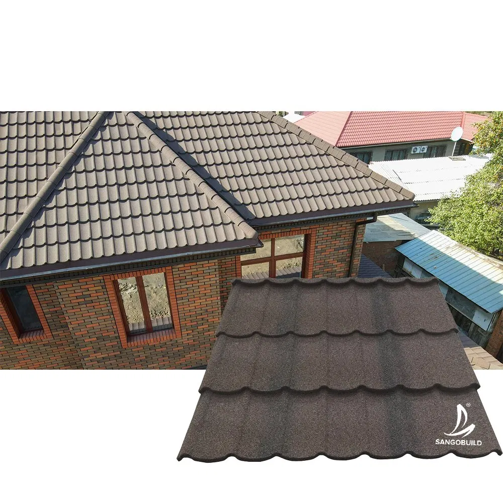 Corrosion Resistant Aluminum Roofing Sheet Stone Coated Metal Roof Tiles Tudor Type Corrosion Resistant Aluminum Roofing Sheet Stone Coated Metal Roof Tiles Tudor Type