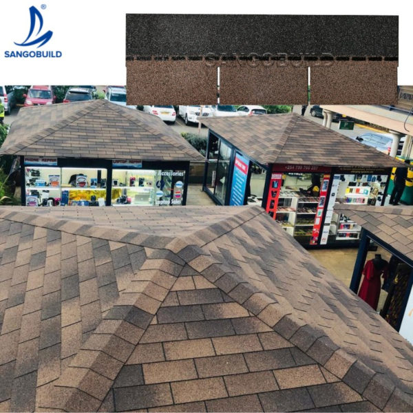 Cost-Effective Fiberglass Roof Tiles Dominican Composite Panels Asphalt Roofing Shingles for House
