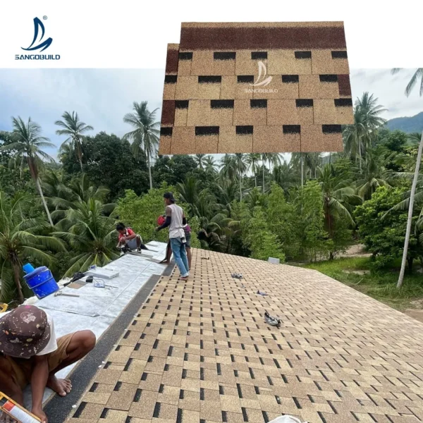 Cost-Effective Granule Coating Asphalt Shingles for Residential Roofing