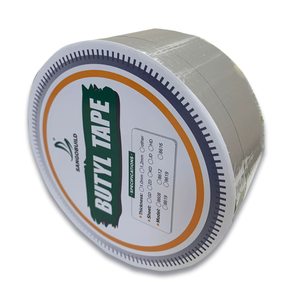Customize Reinforced Foil Butyl Flashing Tape Butyl Tape Waterproofing Membrane Bitumen Waterproofing Membrane Price PVC Water Stop Butyl Rubber Tape