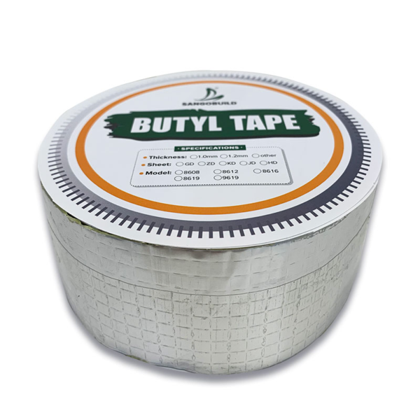 Customize Reinforced Foil Butyl Flashing Tape Butyl Tape Waterproofing Membrane Bitumen Waterproofing Membrane Price PVC Water Stop Butyl Rubber Tape
