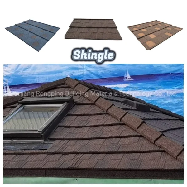 Customized High-Grade Galvanized Zinc Aluminum Stone Coated Steel Roofing Sheet
