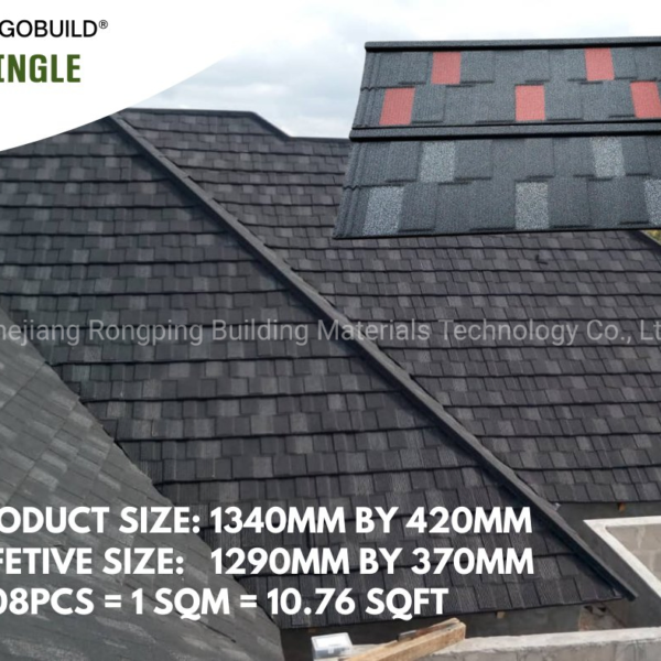 Customized High-Grade Galvanized Zinc Aluminum Stone Coated Steel Roofing Sheet