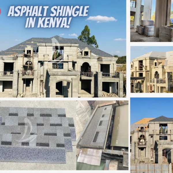 Customized Package Villa Asphalt Roofing Shingles Wooden House Roof Cover Material