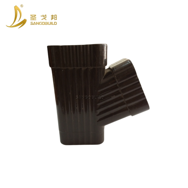 Customized Roofing Material Modern Pipe Clip Outdoor Drainage System Aluminum Rain Gutter