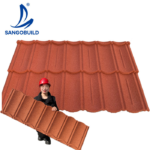 Decorative Roofing Materials Aluminum Stone Coated Metal Roof Tile Steel Roof