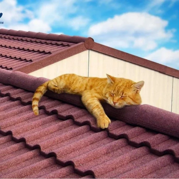 Durable Roofing Materials Steel Metal Sheet Stone Coated Roof Tile