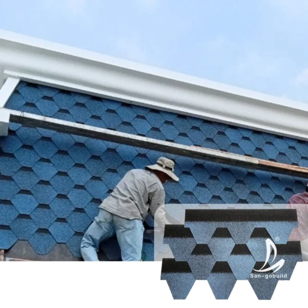 Easy-Installation Roofing Sheet Bitumen Roof Tile Asphalt Roofing Shingle for Outdoor Exteriors