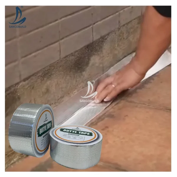 Easy-Installation Rubber Sealant Tape Membrane Nonwoven Polyethylene Self Adhesive Rubber Butyl Tape