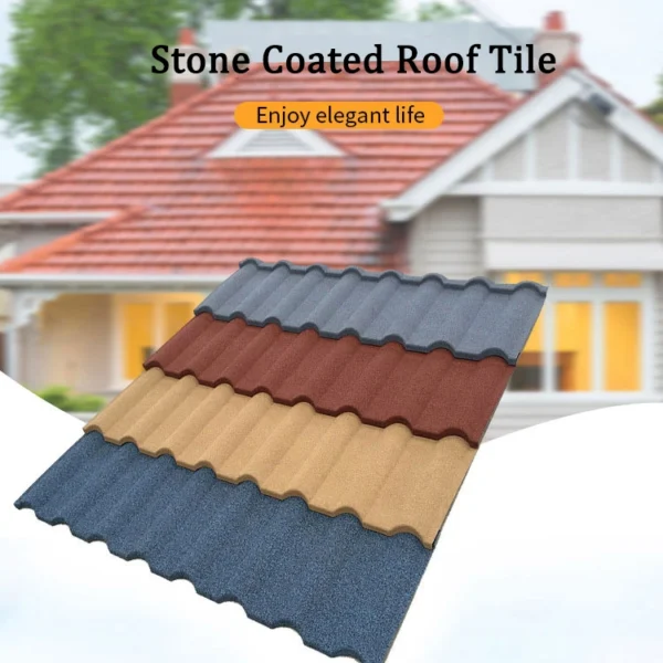 Eco Roof Tile Modern Stone Coated Roofing Sheet South Africa Metal Roofing Shingles for Decoration