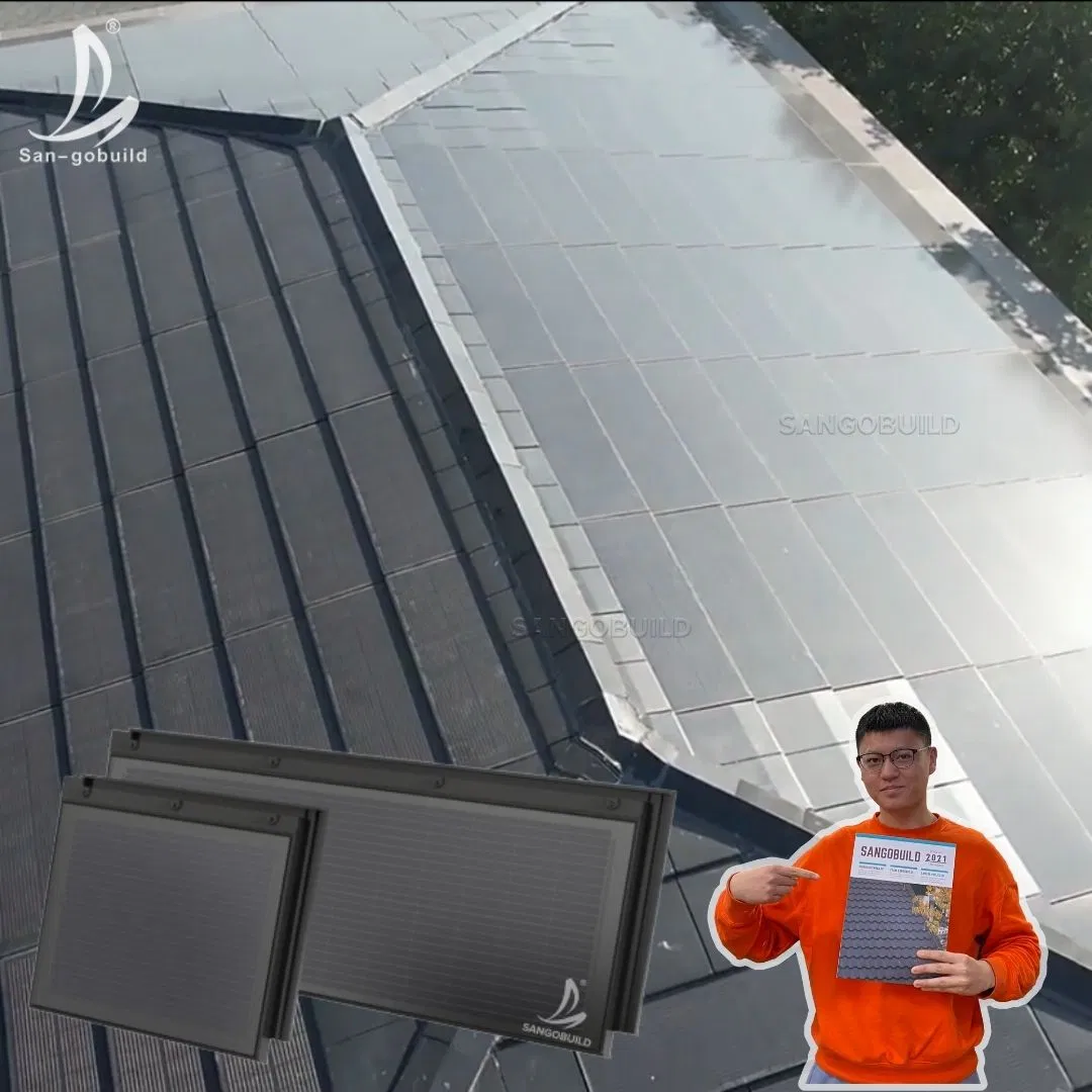 Energy Saving Home PV Solar Panel System Power Generation Sustainability Photovoltaic Solar Roof Tile Energy Saving Home PV Solar Panel System Power Generation Sustainability Photovoltaic Solar Roof Tile