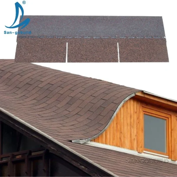 Environmental Factory Lightweight Roof Tiles Cheap 3 Tab Roof Asphalt Shingle
