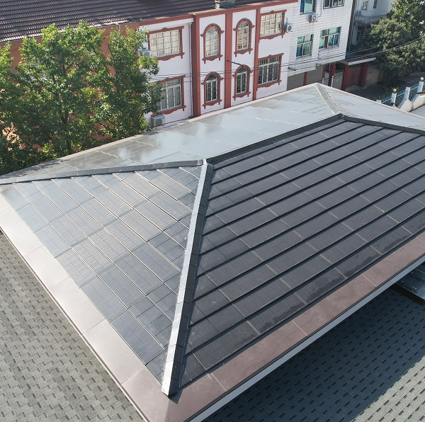 Europe Renewable Energy Power Generates Roofing and Solar Tiles Integrated Cheap Solar Roof Tiles Solar Panels BIPV for New Energy
