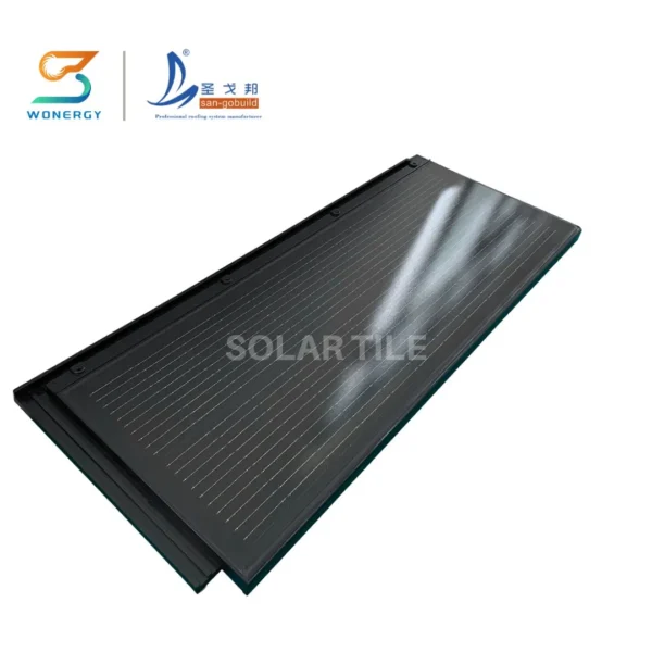 Europe Residential BIPV Solar Module Integrated & Roof Tile 2 in 1 Solar Roof Tiles Solar Panel