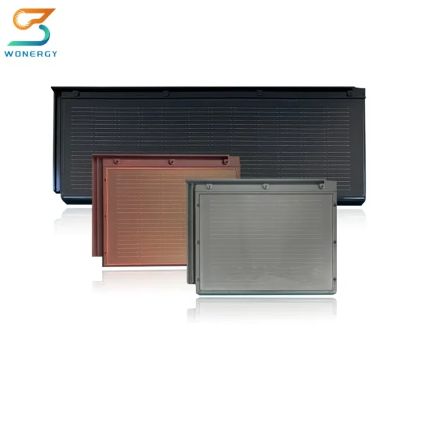 Europe Standard Universal Adjustable Tile Roof Solar Mounting Solar Power System Solar Roof Tile