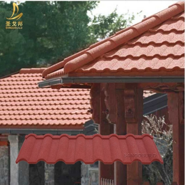 European and American Standard Newest Building Construction Materials Wave Roof Tiles Stone Coated Corrugated Metal Roofing Price