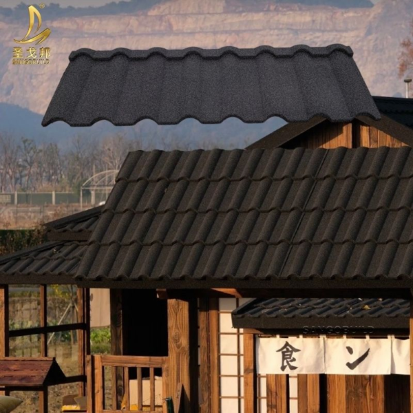 European and American Standard Newest Building Construction Materials Wave Roof Tiles Stone Coated Corrugated Metal Roofing Price