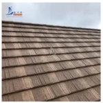 Exceptional Durability Stone Coated Metal Roof Tile Roofing Shingles for Lifetime Performance