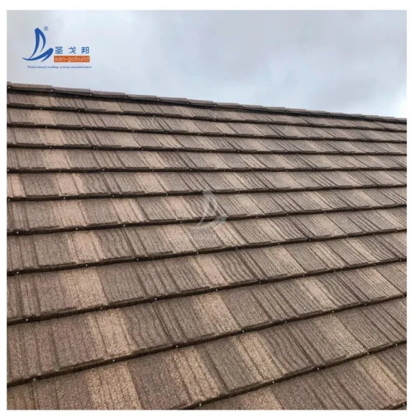 Exceptional Durability Stone Coated Metal Roof Tile Roofing Shingles for Lifetime Performance