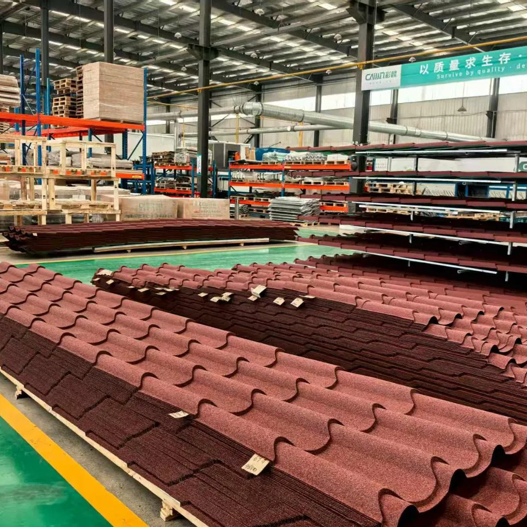 Extreme Weather Durable Anti Leak Az150 Stone Coated Metal Roof Tiles Extreme Weather Durable Anti Leak Az150 Stone Coated Metal Roof Tiles