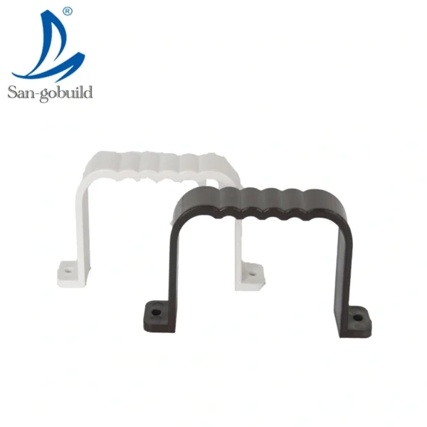 Factory Directly Roofing Materials Downspout Fittings Price Small Gutter PVC 5.2 Inch Rain Gutter