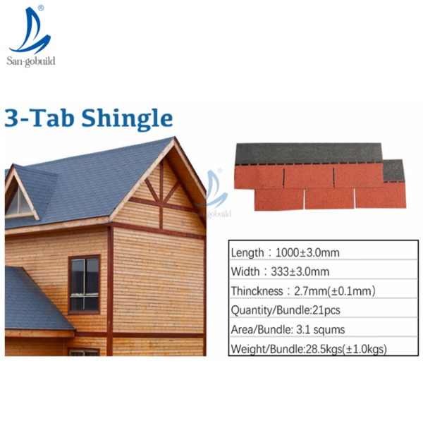 Factory Directly Sell Roofing Materials Residential Viall Asphalt Shingle Roofing Sheet Roof Tile Roofing Sheet
