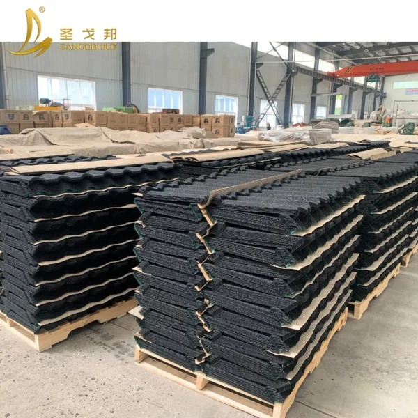 Factory OEM Customized Metal Roof Tiles Modern Impact-Resistant Stone Coated Roofing Sheet