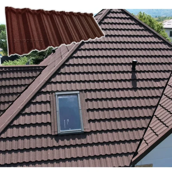 Factory OEM Customized Metal Roof Tiles Modern Impact-Resistant Stone Coated Roofing Sheet