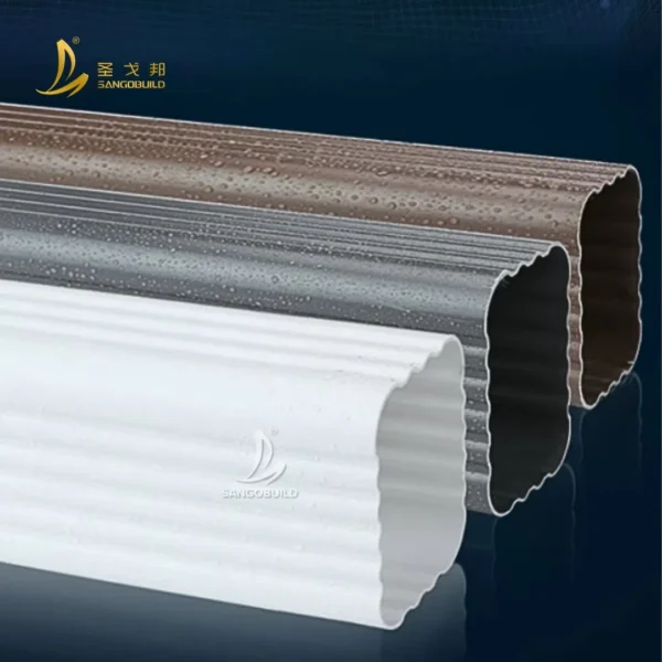 Factory Price Hot Sale Rainwater Collector System White Gutter elbow