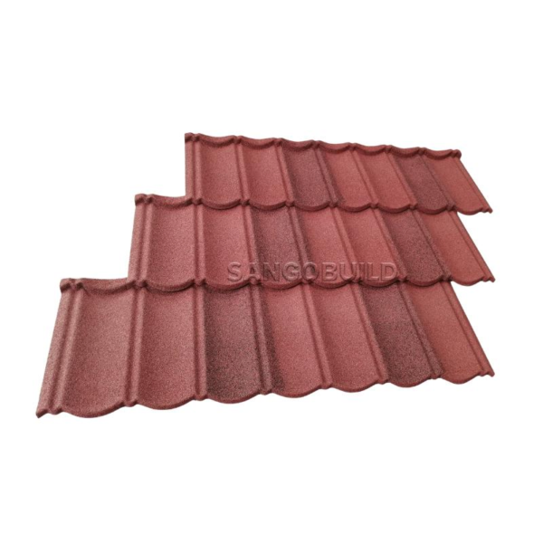 Factory Price Long Guarantee Corrugated Stone Coated Metal Roof Shingles Roofing Material