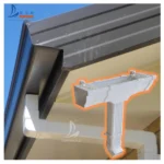Factory Price PVC Rain Gutter Rainwater Drainage System Building Material Rain Gutter