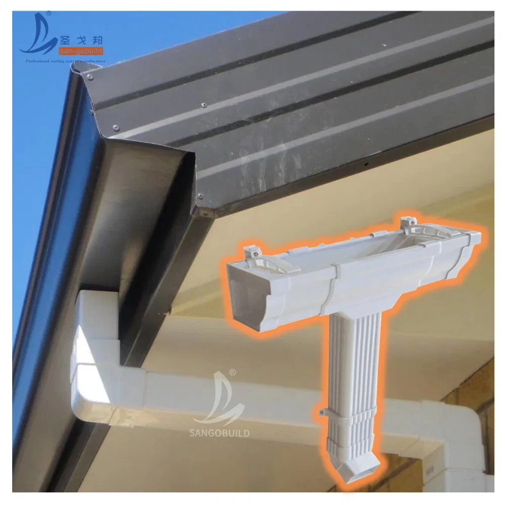 Factory Price PVC Rain Gutter Rainwater Drainage System Building Material Rain Gutter Factory Price PVC Rain Gutter Rainwater Drainage System Building Material Rain Gutter