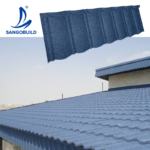 Factory Price Roofing Materials 50 Years Warranty Color Stone Metal Roof Tile