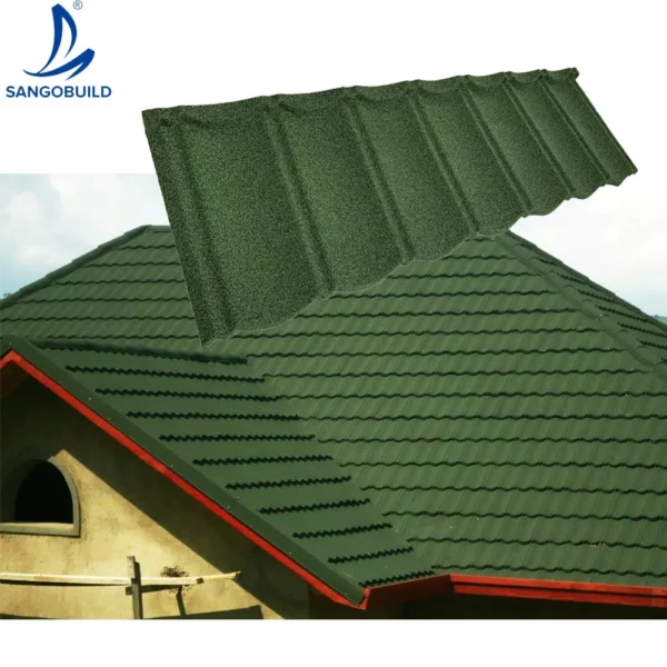 Factory Price Roofing Materials Metal Roofing Tiles with Stone Coated Customized Color Classical Design