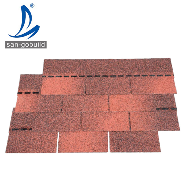 Factory Price Waterproof Single Layer 30 Years Warranty Color Sand Asphalt Shingle