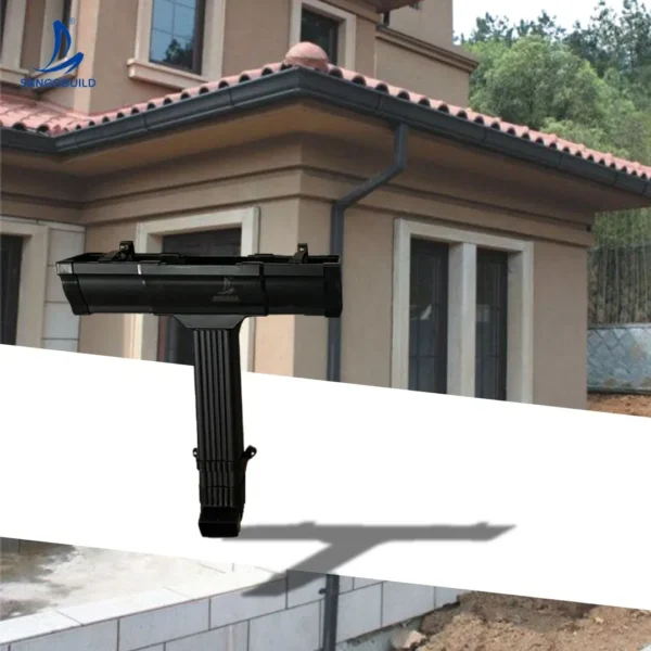 Factory PVC Water Collector Rain Gutter Roofing Sheets with High Quality Accessories