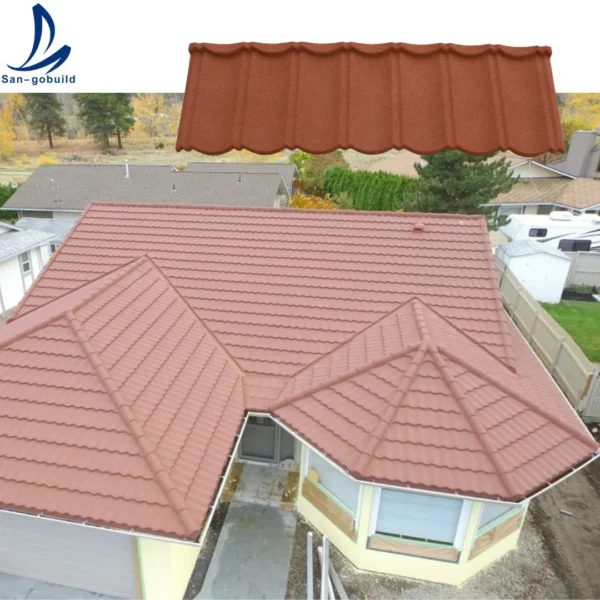 Factory Supply Stone Coated Metal Roof Tiles Aluminium Roofing Sheet