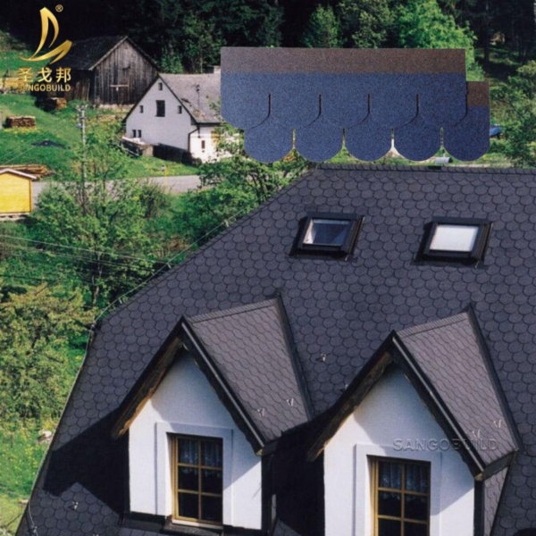 Factory Wholesale Corrosion Resistance Waterproof Luxury Shingles Roofing Thatch Asphalt Roof Tile Hot Sale in Indonesia India Malaysia