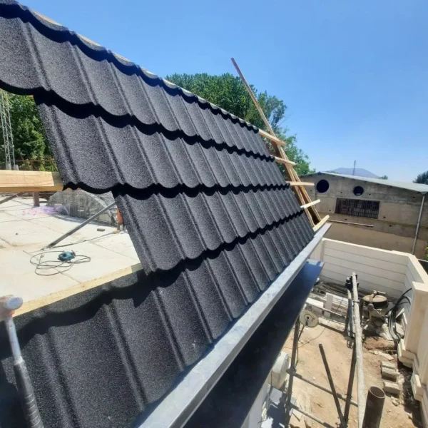 Factory Wholesale Corrugated Metal Shake Roofing Sheet Color Stone Coated Metal Roof Tile for House Use