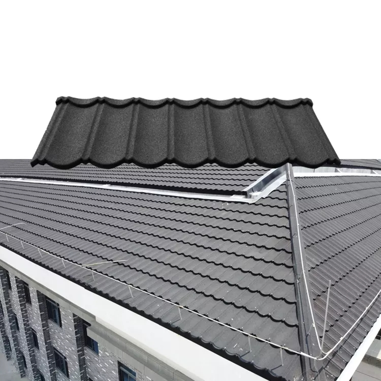 Factory Wholesale Corrugated Metal Shake Roofing Sheet Color Stone Coated Metal Roof Tile for House Use Factory Wholesale Corrugated Metal Shake Roofing Sheet Color Stone Coated Metal Roof Tile for House Use