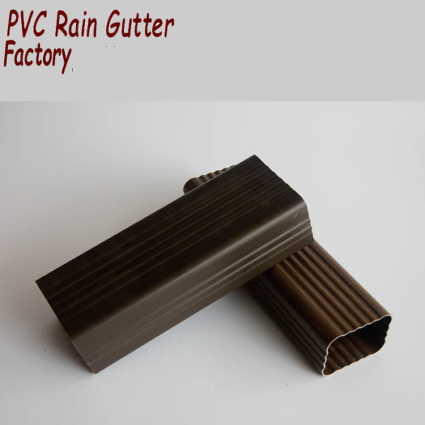 Factory Wholesale PVC Drainage Pipe Rain Water Roof Drain Gutter System