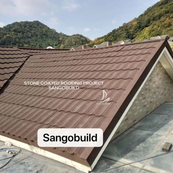 Fast Delivery Turkey Low Price Roofing Materials Sand and Stone Coated Steel Roofing Tiles