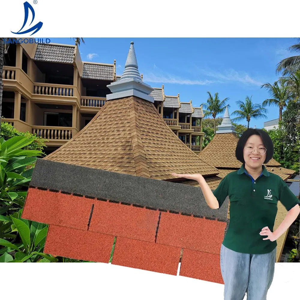 Fiber Glass 3-Tab Single Layer Building Material Roofing Tile Asphalt Shingle Fiber Glass 3-Tab Single Layer Building Material Roofing Tile Asphalt Shingle