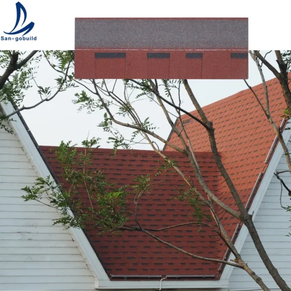 Fiberglass Bitumen Teja Asphalt Shingle Roofing Teja Tile Laminated Shingle