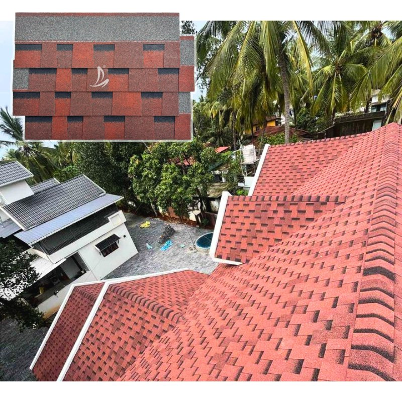 Fireproof Flat Roof Tile Thermal Insulated Bitumen Building Materials Asphalt Roofing Shingles Fireproof Flat Roof Tile Thermal Insulated Bitumen Building Materials Asphalt Roofing Shingles