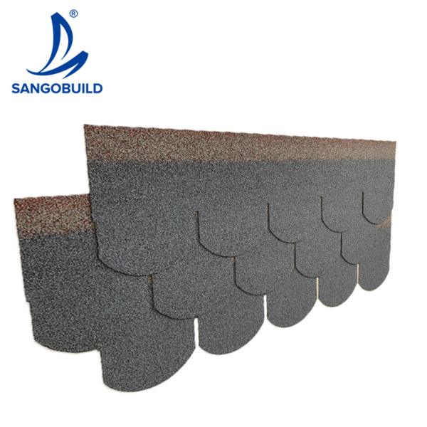 Fish Scale Asphalt Roofing Shingles Cheap Colorful Asphalt Roofing Shingles Tile Shingles Roofing Sheet for Prefab House Construction